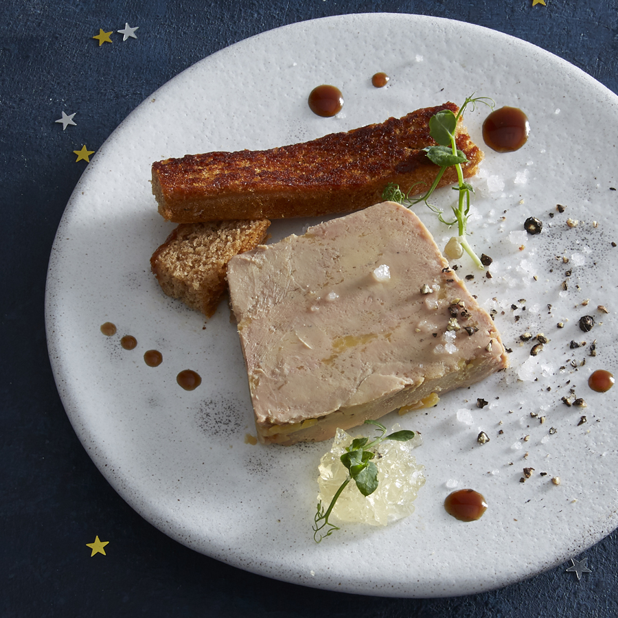 Foie gras d'oie au Porto blanc