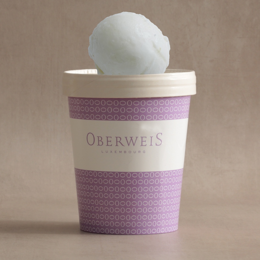 Sorbet plein fruit citron jaune et vert 1/2 L