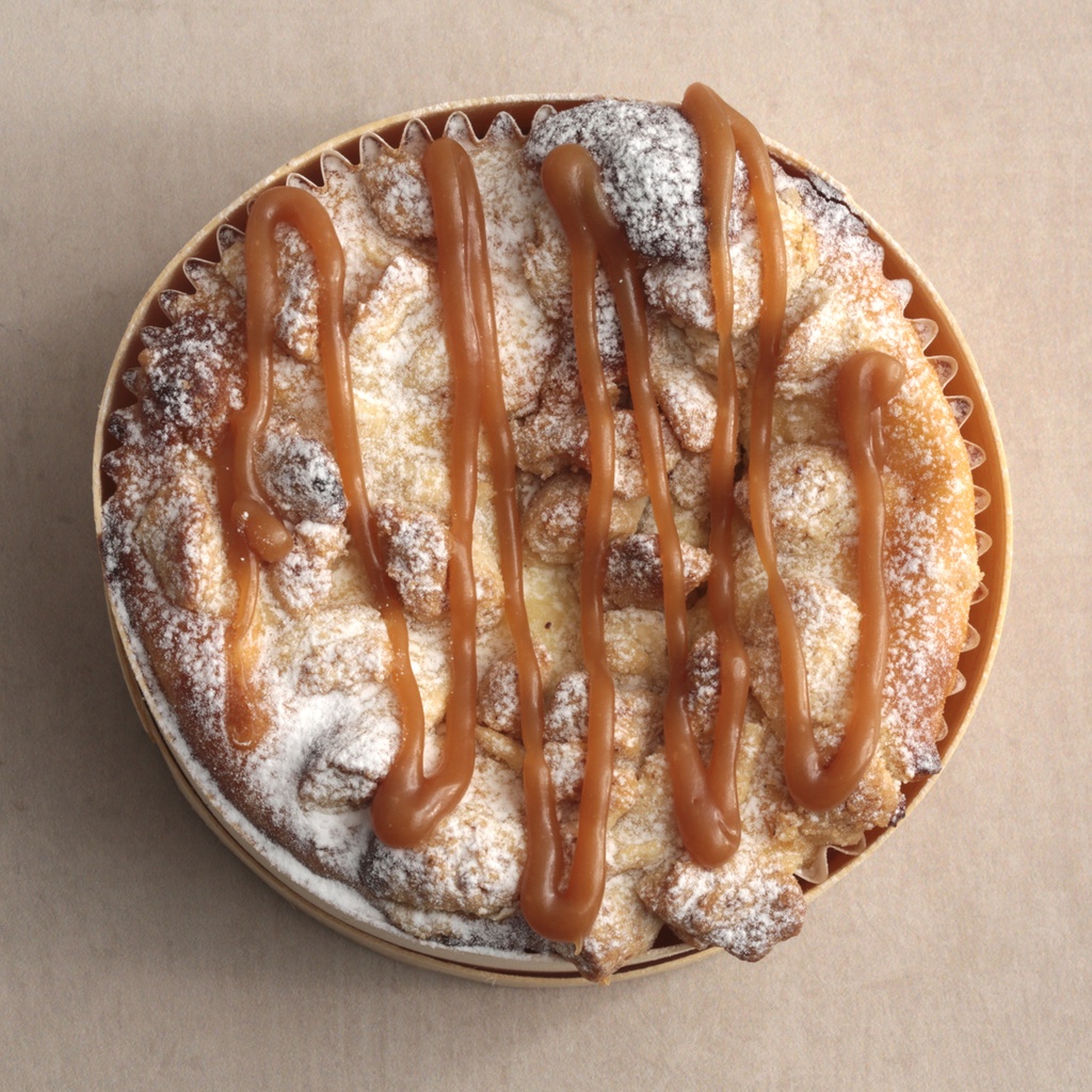 Crumble pommes-caramel