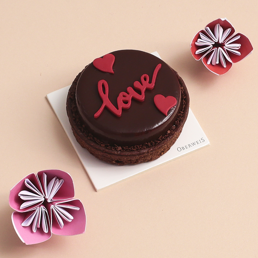 Tartelette délice chocolat St Valentin