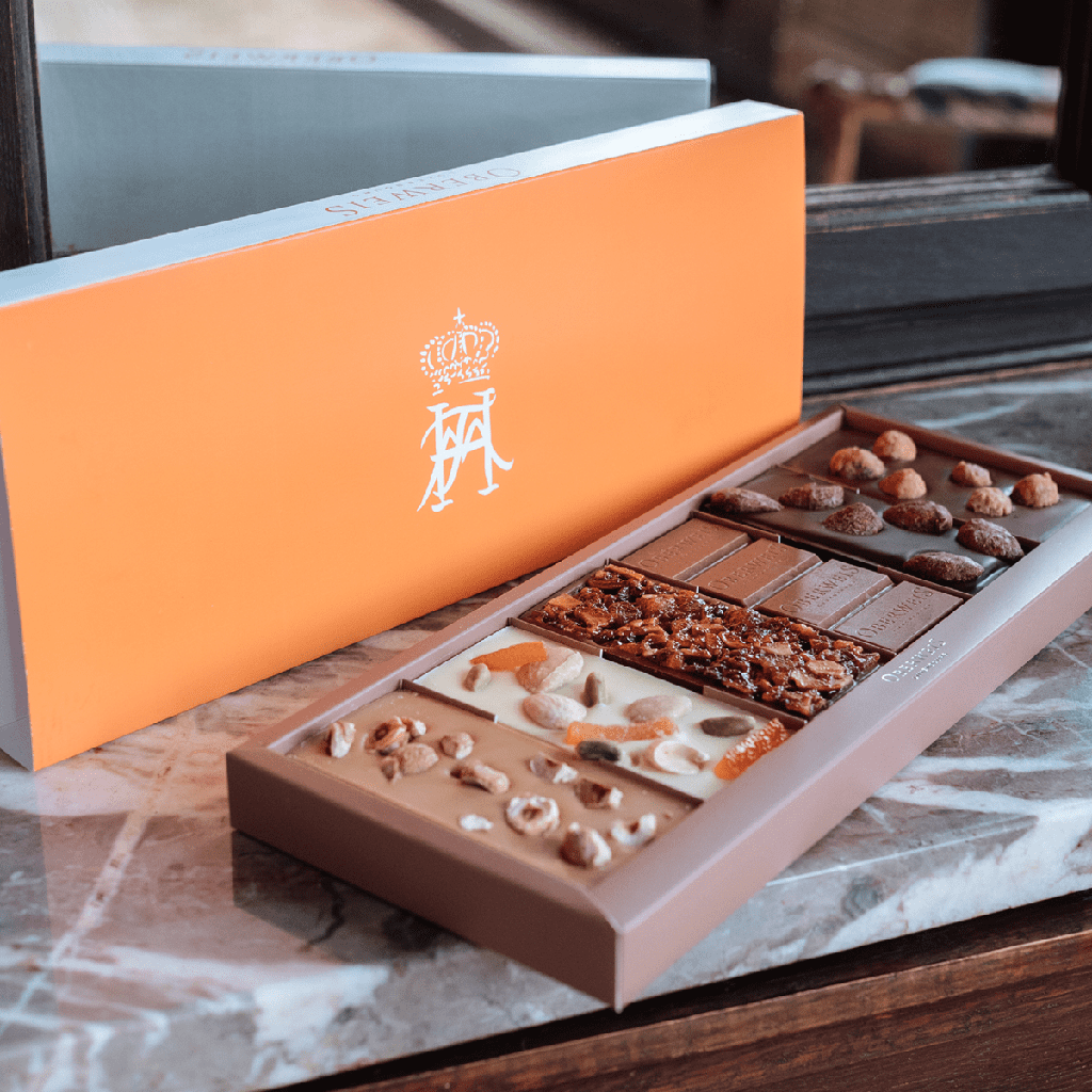 Coffret gourmand 6 tablettes Royal Collection Luxembourg