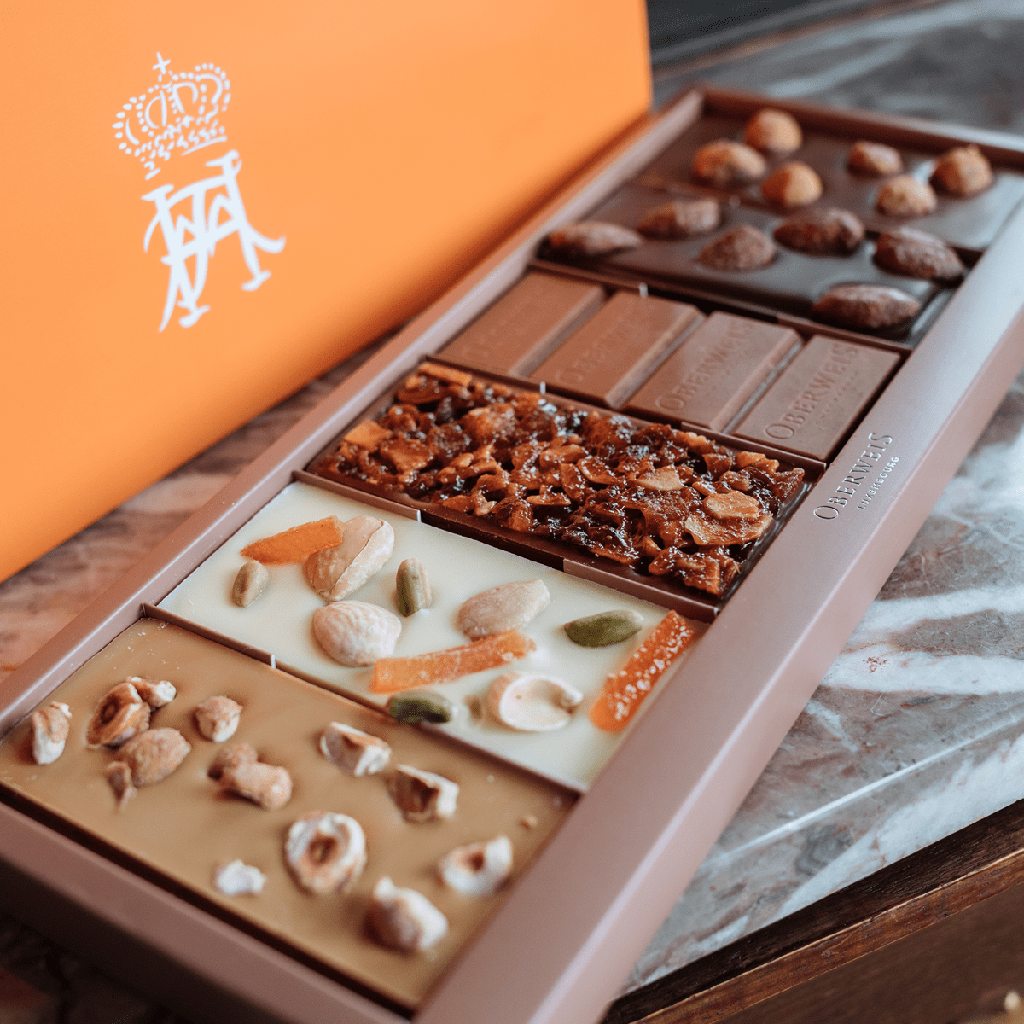 Coffret gourmand 6 tablettes Royal Collection Luxembourg