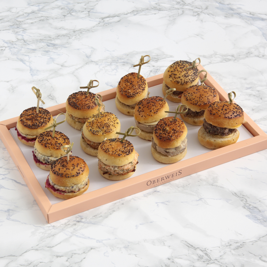 Plateau 12 mini burgers (Catering) AH 2024