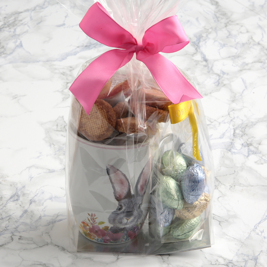 Tasse lapin fleuri