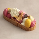 Tarte glacée nougatine aux fruits