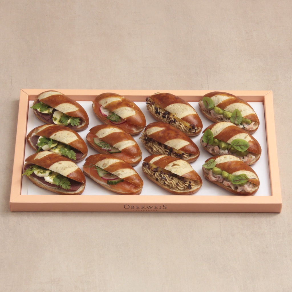 Mini sandwichs bretzels 