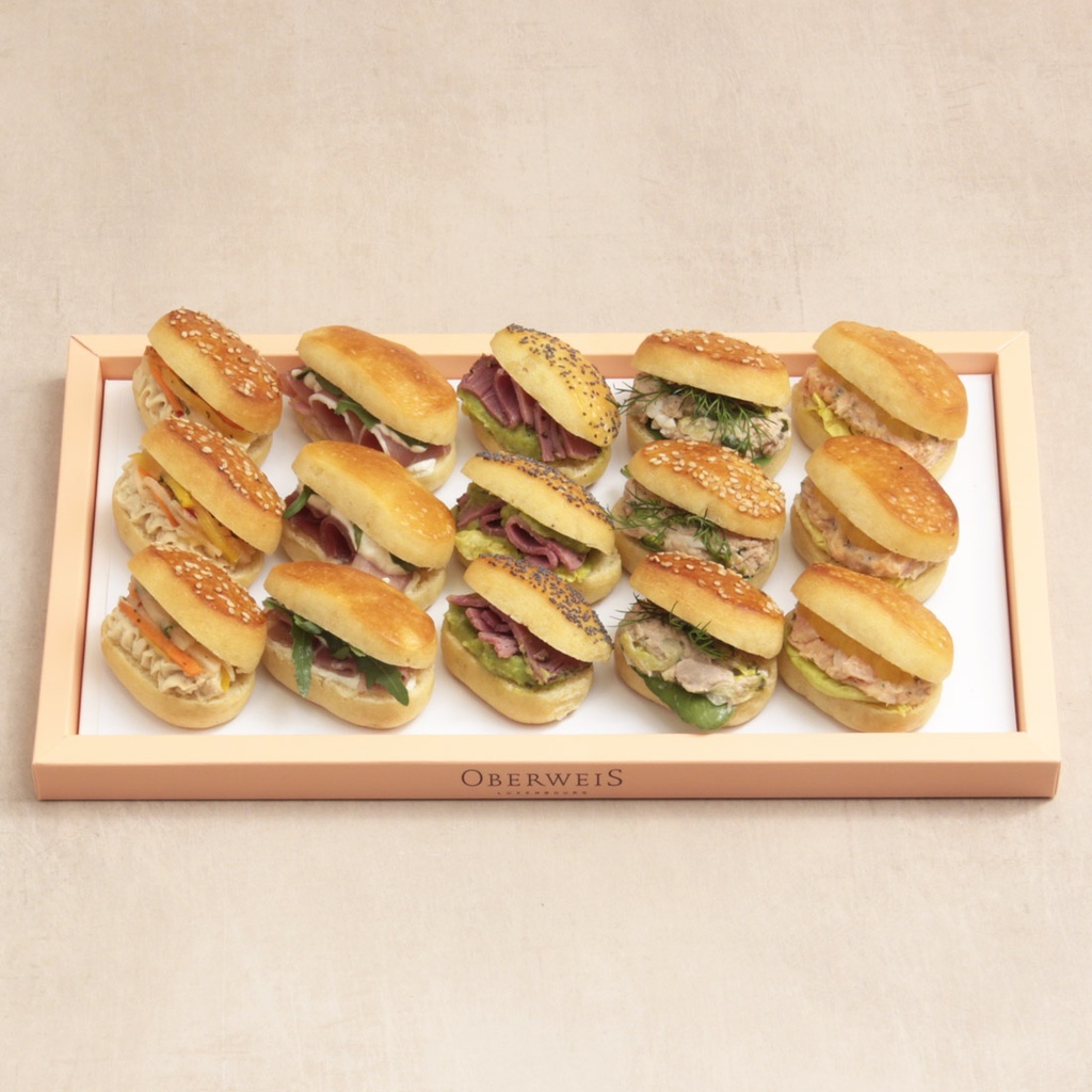 Mini sandwichs garnis mixtes 