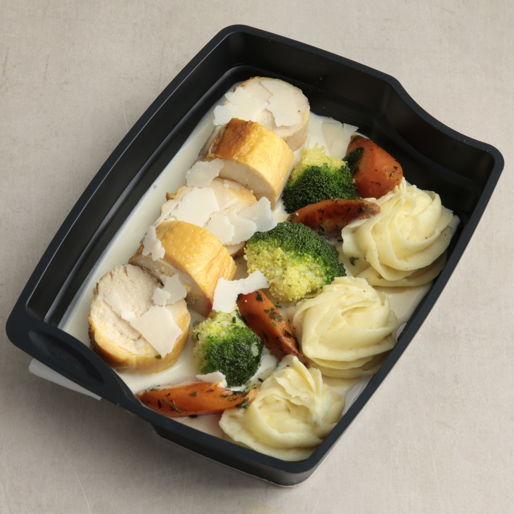 Suprême de volaille, sauce parmesan.webp