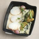 Skrei, risotto aux épinards.webp