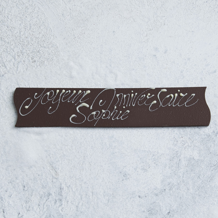 Plaque chocolat à personnaliser