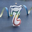 [002043*] Bougie chiffre n°7