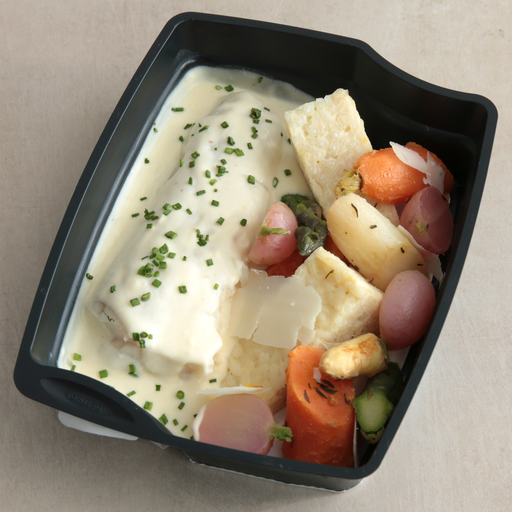 [006653*] Perch fillet, Champagne sauce