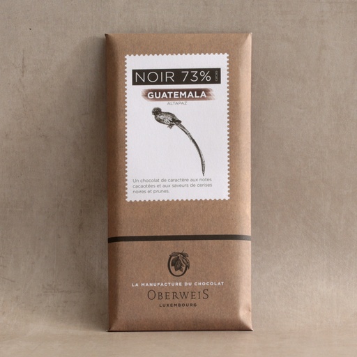 [007097*] Tablette 90g chocolat noir Guatemala 73%