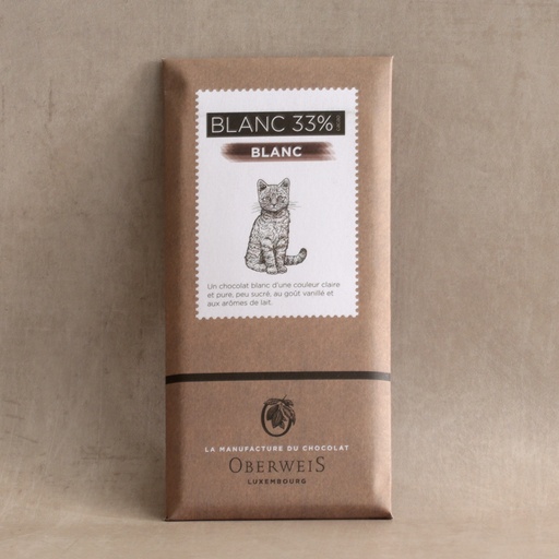 [007118*] White chocolate bar 33% - 90 g