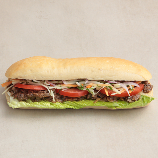 [007808*] Ciabatta bread beef shawarma 