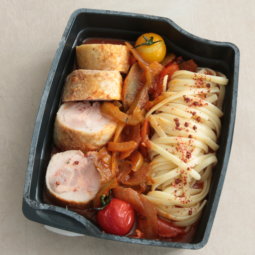 [008409*] Cuisse de poulet farcie façon basquaise