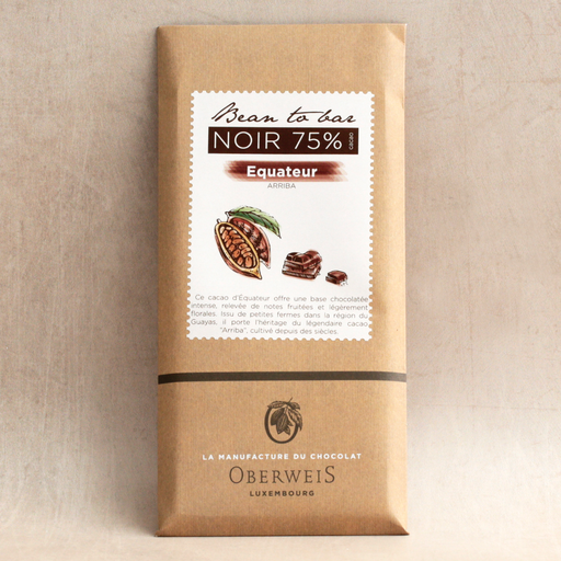 [008782*] Dark chocolate bar from Ecuador 75% (bean to bar)