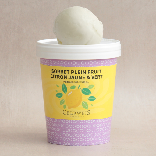 [010579*] Zitronen- und Limetten-Fruchtsorbet 1/2 L