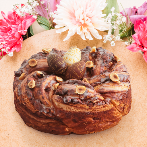 [011087*] Nid brioche feuilletée Pâques