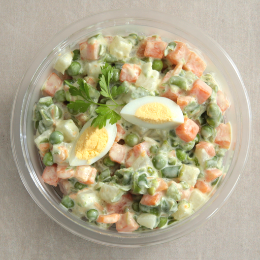 [011703*] Small mixed vegetable salad