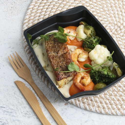 [012017*] Kabeljau, Dieppoise-Sauce