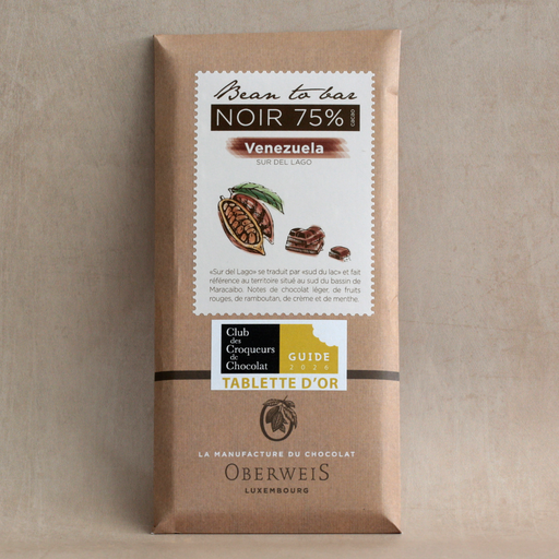 [012080*] Dark chocolate 75% bar from Venezuela - 90 g