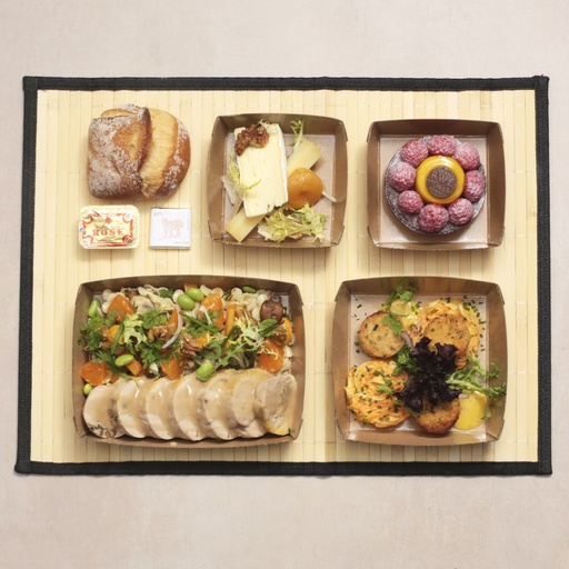 [012554*] Meal tray "Elégance Automnale"