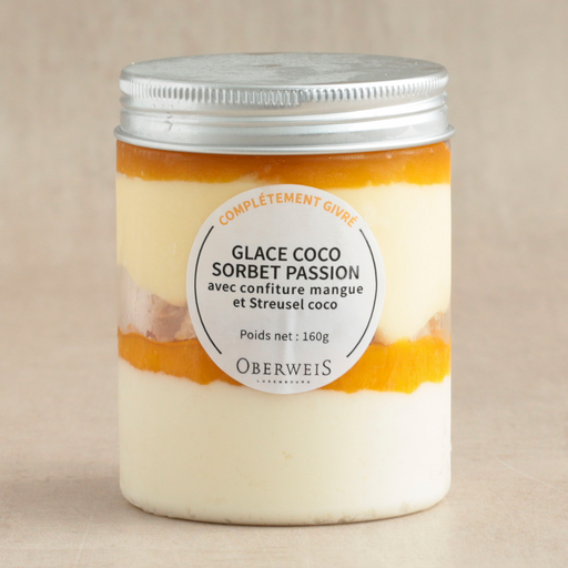 [014210*] Coconut, Mango, and Passion Fruit Ice Cream Cup