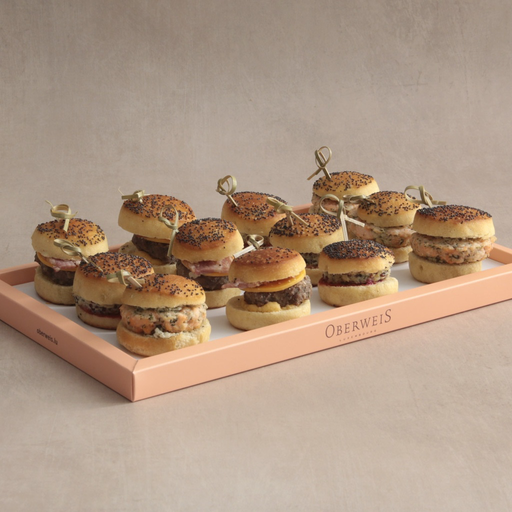 [014216*] Plateau 12 mini burgers PE