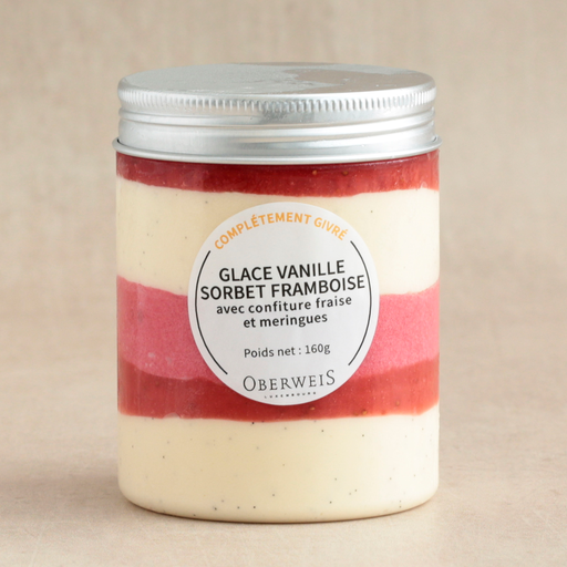 [014385*] Vanilla raspberry ice cream cup