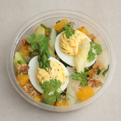 [014388*] Small asparagus duo salad