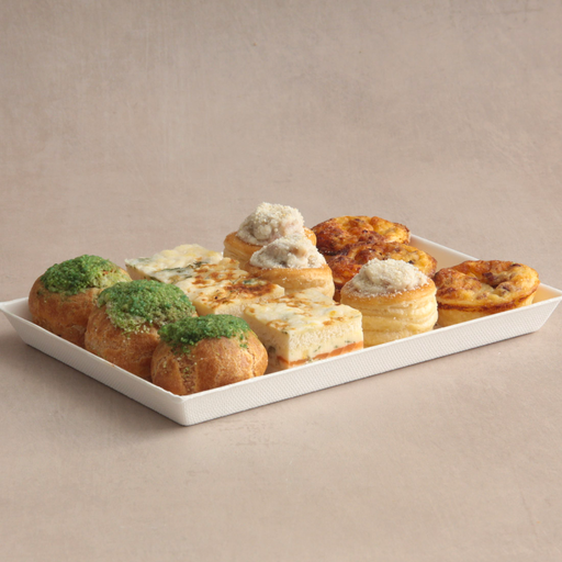 [014647*] Assortment of hot appetizers