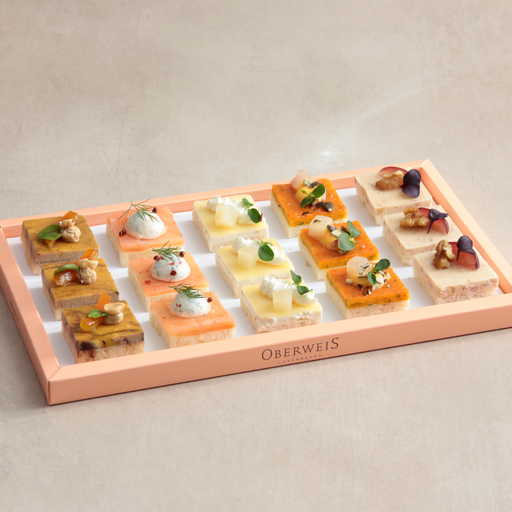 [014650*] Plateau de canapés assortis 