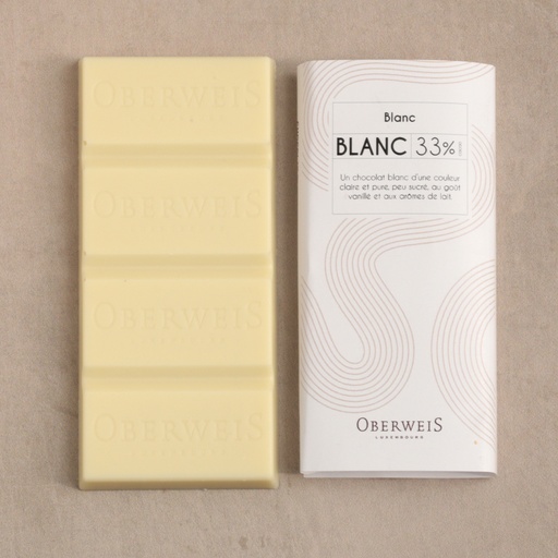 [002543*] Weiße Schokoladentafel 33% - 40g