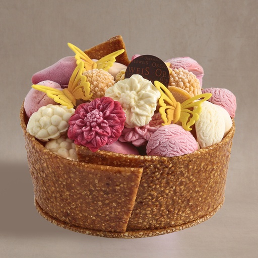 Corbeille de fruits en nougatine