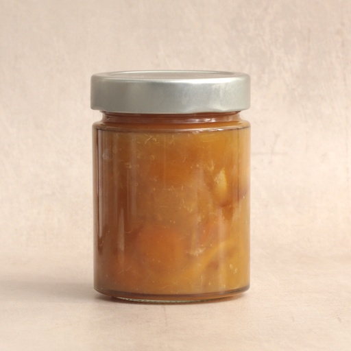 [002877*] Hausgemachte Mirabellenmarmelade mit Orangen und luxemburgischem Honig 250g
