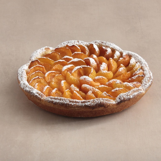 [000186*] Apricot yeast dough tart