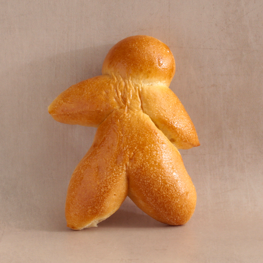[000203*] Bonhomme demi-brioche mini