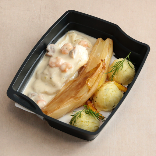 [004123*] Filet d'aiglefin, sauce dieppoise