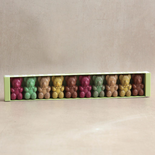 [000233*] 20 Schokoladenbären mit Haselnuss-Praliné
