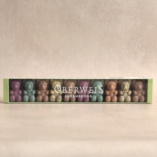 [000233*] 20 Hasselnuss-Praliné Bärchen 