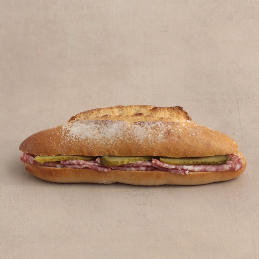 [000080*] Belegtes Brötchen - Salami